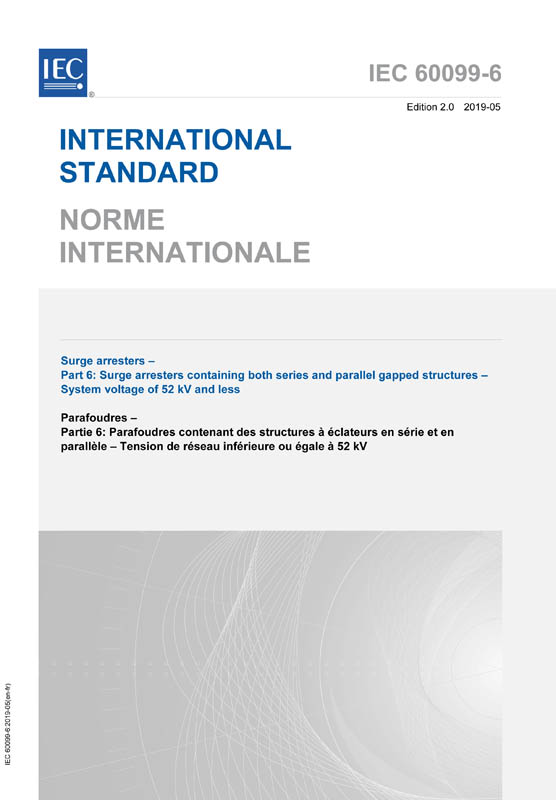 Cover IEC 60099-6:2019
